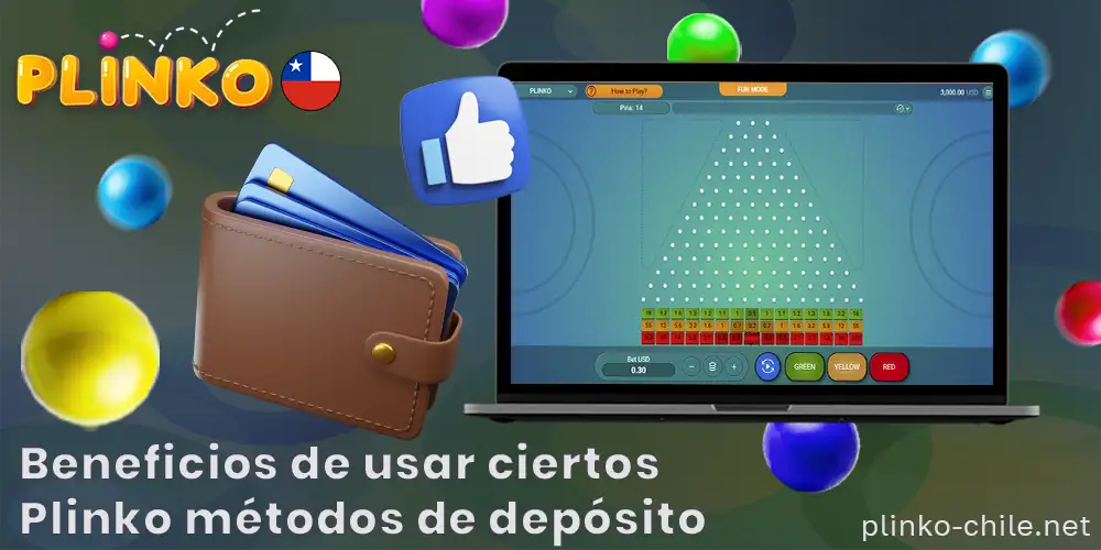 ¿Cuáles son las ventajas de utilizar determinados métodos de depósito de Plinko?