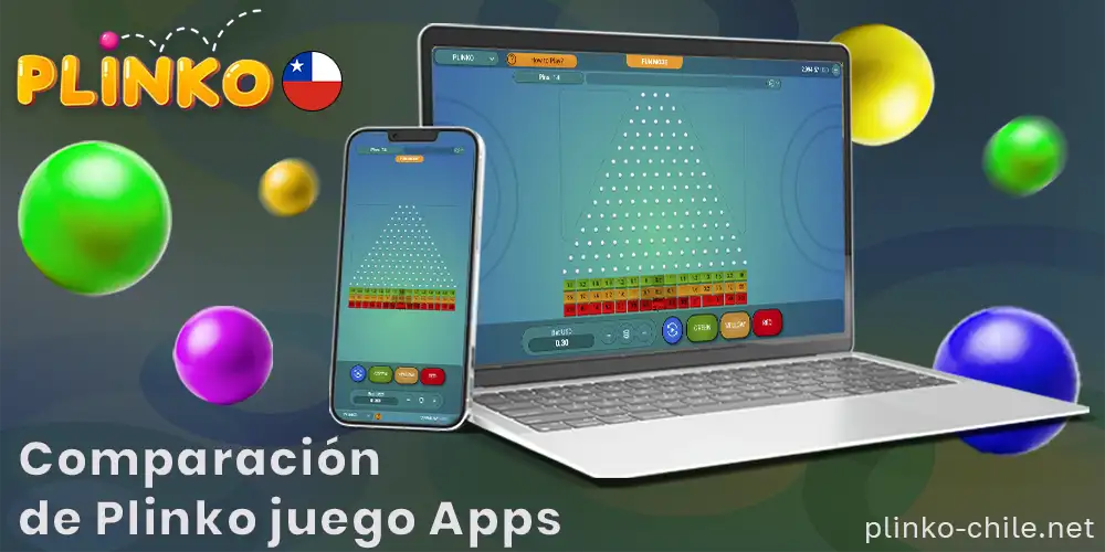 Comparación de las aplicaciones del juego Plinko en sus versiones para Android, iOS y escritorio