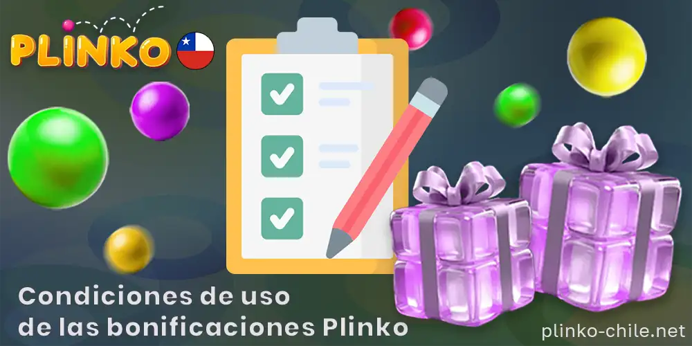 ¿Cuáles son las condiciones para utilizar las bonificaciones de Plinko?