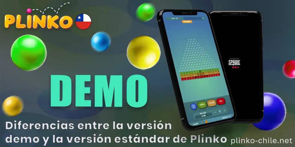 ¿Qué diferencias hay entre la versión demo y la versión estándar del juego Plinko?