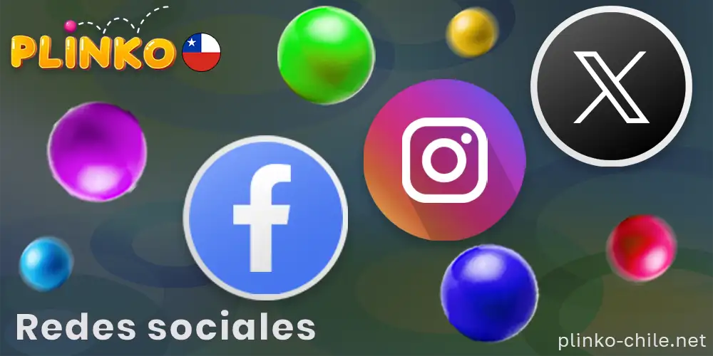 Método de comunicación a través de Redes sociales en el juego Plinko